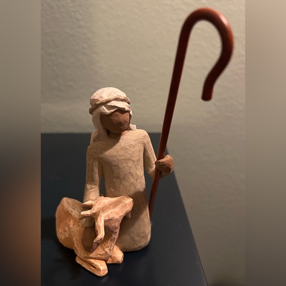 Willow Tree Shepherd And Stable Animals #26105 Christmas Nativity - Picture 6 of 6